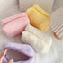 1 Pc Solid Color Plush Makeup Bag for Women Soft Portable Travel Cosmetic Organizer Case Cute Lady Make Up Bag Necessaries